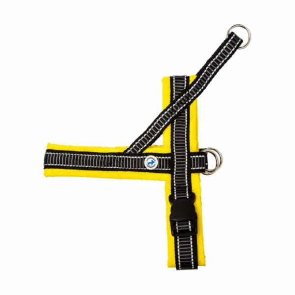 All For Dogs Norský postroj pro psy 70 žlutý vel. 83-95 cm