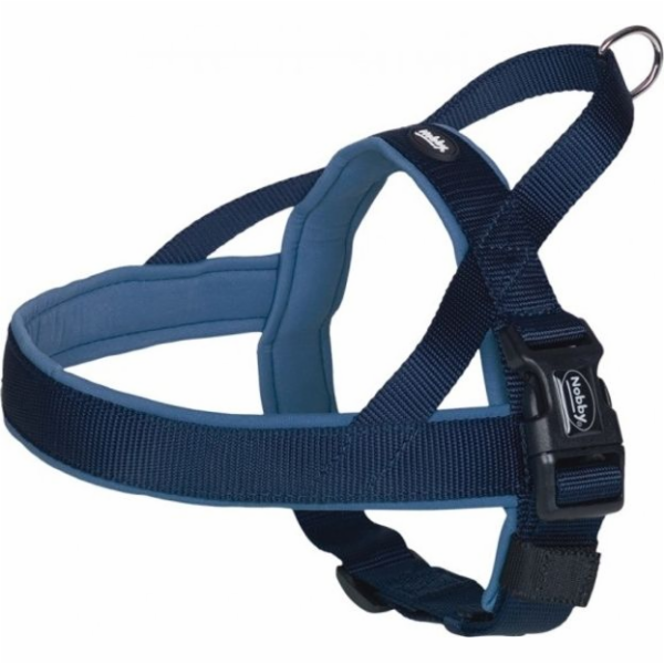 Nobby Postroj Classic Preno modrý, velikost XL 75-98 cm