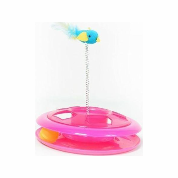 Duvo+ DUVO+ HRAČKA PRO KOČKY HAPPY HOOP RŮŽOVÁ 26 cm 1717042