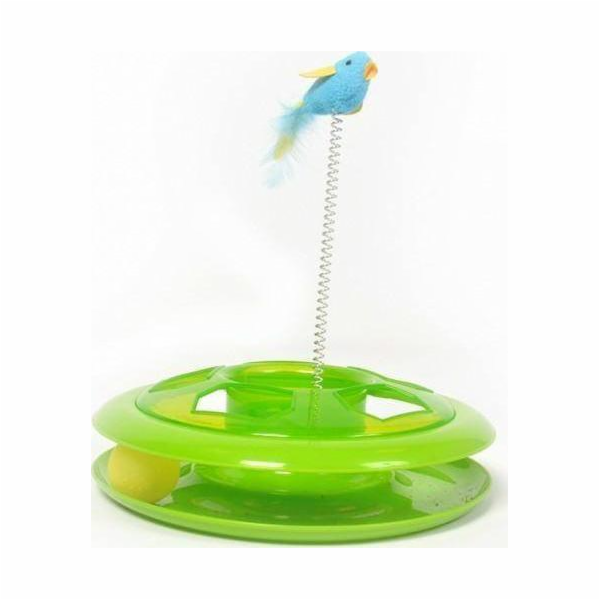 Duvo+ DUVO+ HRAČKA PRO KOČKY HAPPY HOOP ZELENÁ 26 cm 1717041