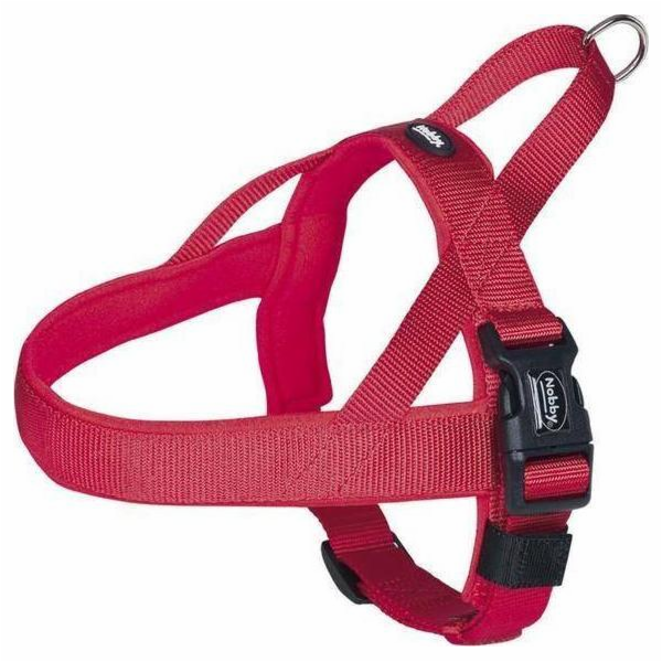 Nobby Postroj Nobby Classic Preno L-XL červený 68-85 cm; ...