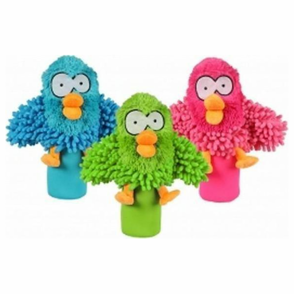 COOCKOO Hračka na lahev Coockoo pískačka 27 cm modrá
