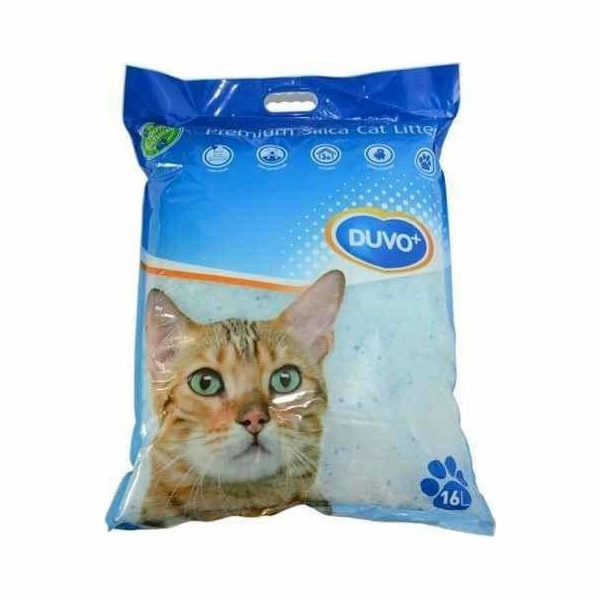 Duvo+ Silica Premium stelivo pro kočky bez zápachu 16 l