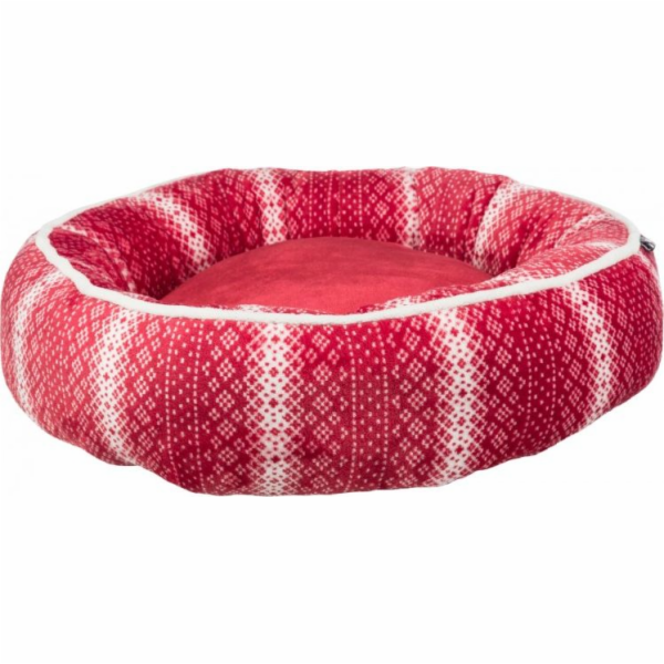 Trixie Lumi, pelíšek, pro psy/kočky, červený, oválný, 50 cm