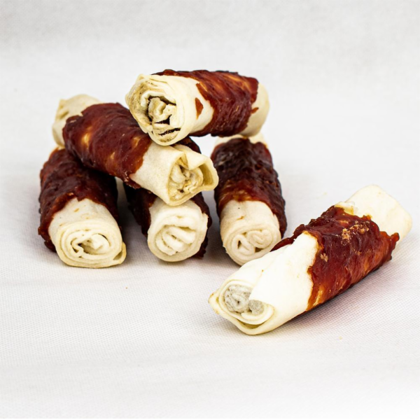 Maced MACED BÍLÁ KOST S KACHNÍM MASEM 12 CM 500G PRO PSY