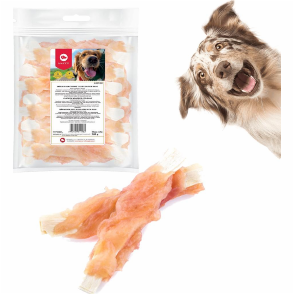 Maced PASKLÍČEK NA PSY Maced Rybí prsty s kuřecím masem 500g