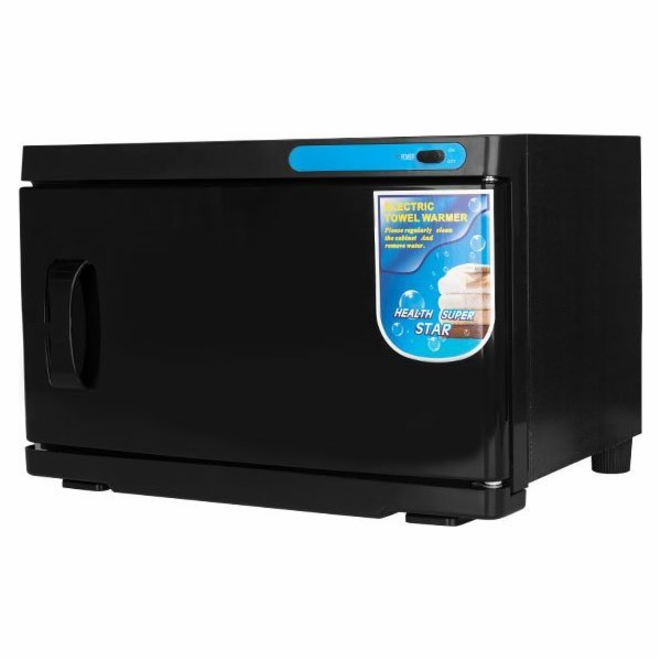 Activeshop Ohřívač ručníků s UV-C sterilizátorem 16L, černý