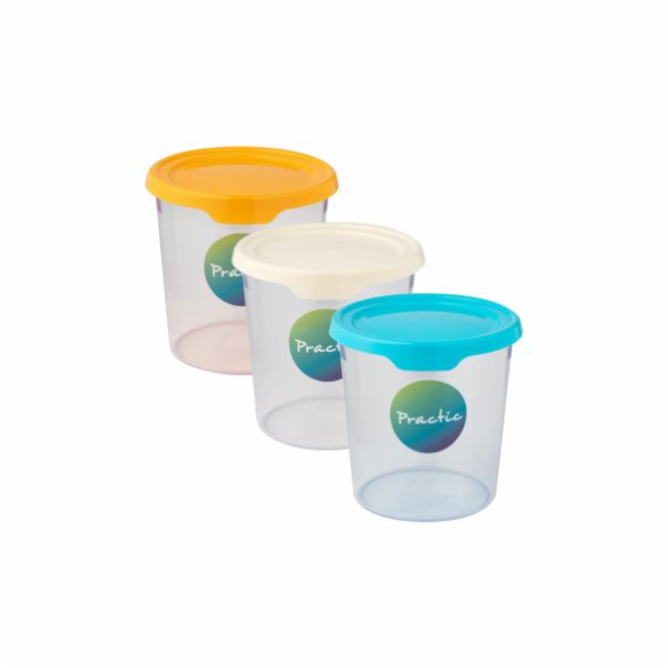 Dóza s víkem 600 ml Practic plast