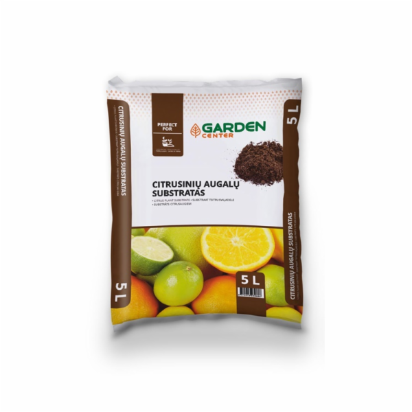 Citrusový rostlinný substrát GARDEN CENTER, 5l