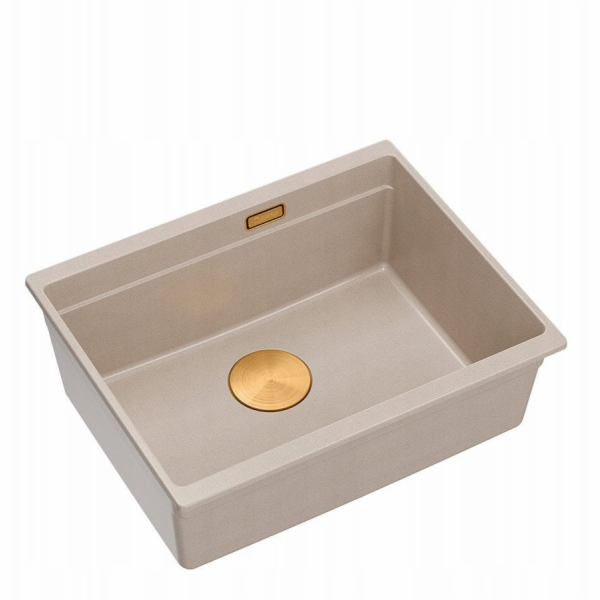 GraniteQ LOGAN 100 dřez perleťově béžový 56x45x21,5 cm 1 ...
