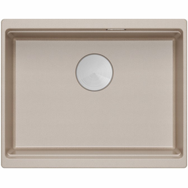 GraniteQ LOGAN 100 dřez perleťově béžový 56x45x21,5 cm 1 ...