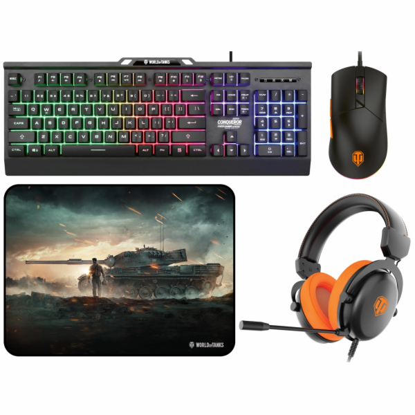 Yenkee WoT Maxi + Sluchátka + Pad (98038629)