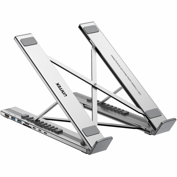 Unitek Nastavitelný stojan na notebook s Hub/HDMI/PD/SD