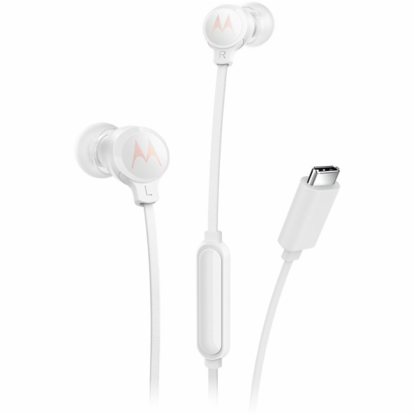 Motorola Sluchátka 3C-S USB-C bílá
