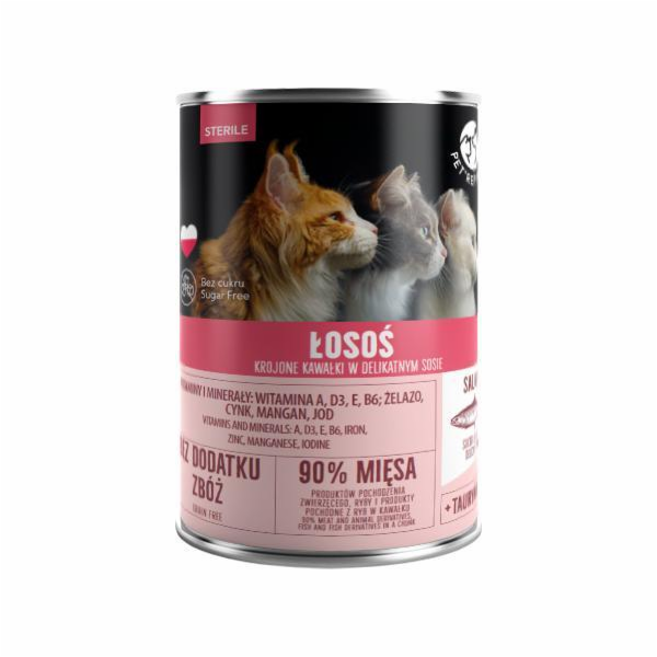PET REPUBLIC Sterile Salmon - mokré krmivo pro kočky - 400g