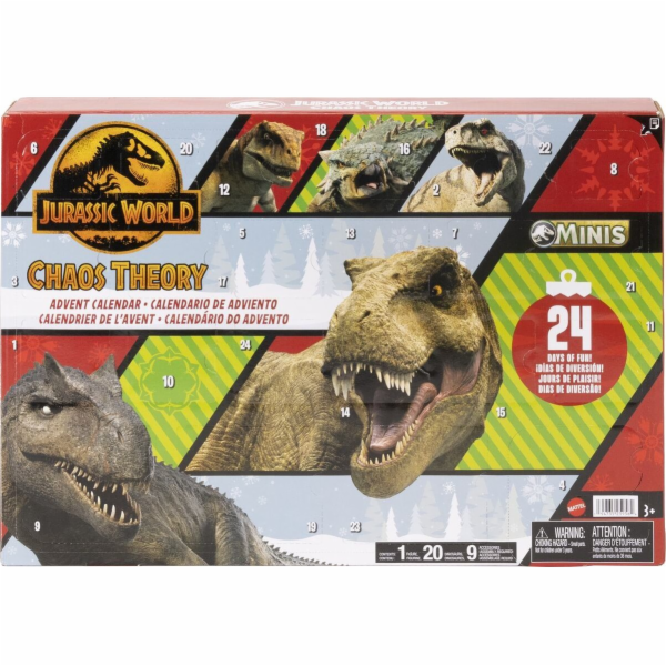 Mattel Jurský světový adventní kalendář (JBG37)