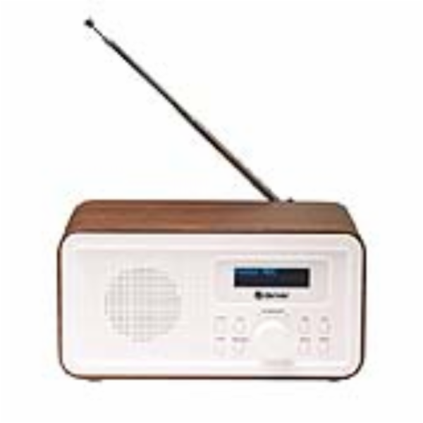 Denver Rádio Radio DAB+/FM DAB-30DW tmavé dřevo