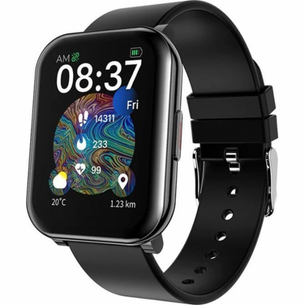 Kumi Chytré hodinky KU2 Pro Enhanced 1,69 palce 200 mAh Č...