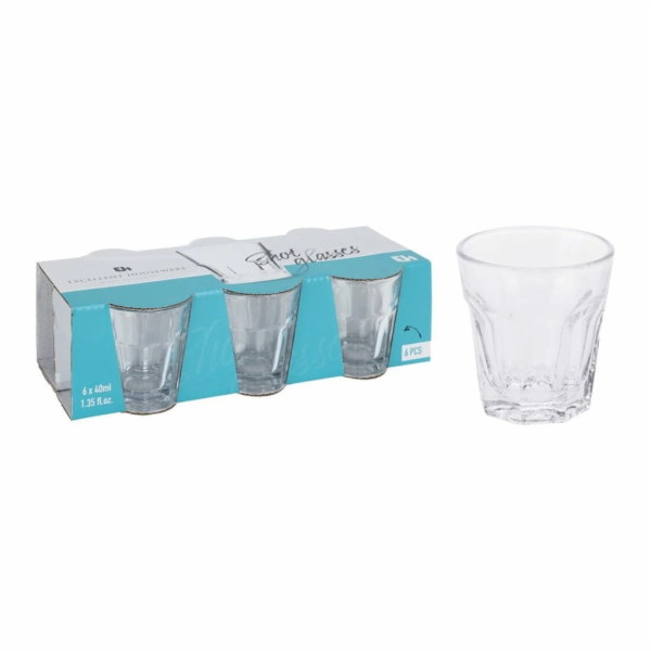 Sklenice panák 40 ml 6 ks