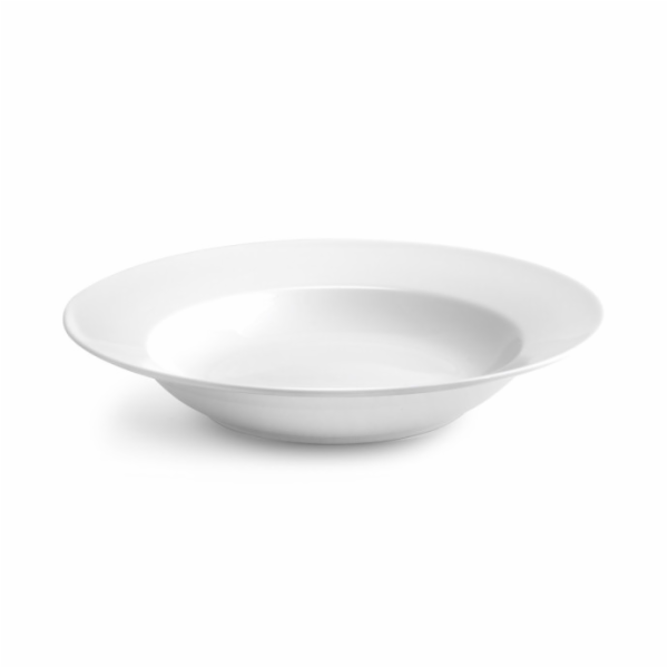 Talíř hluboký 23 cm Praktik bílý porcelán