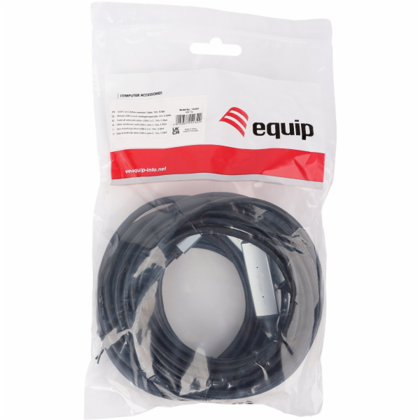 Equip Kabel USB USB-C3.2->C Gen1, aktivní prodlužovací ka...