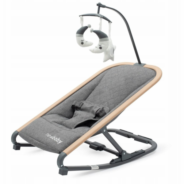 Dětské houpací lehátko Snuggle New Baby šedé