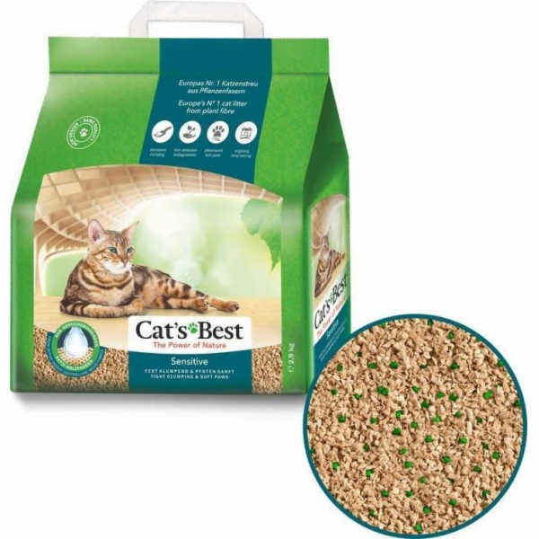 Cats Best Stelivo pro kočky Sensitive Green Power 8 l