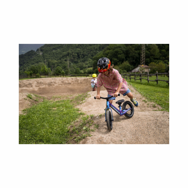 Cyklistická helma MET HOORAY dětská černá plameny - 46/52