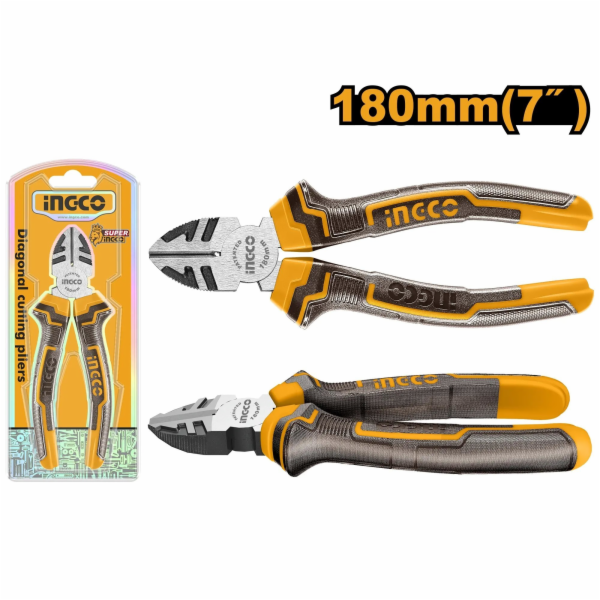 Ingco HDCP08188 Kleště štípací boční, 7", 180mm