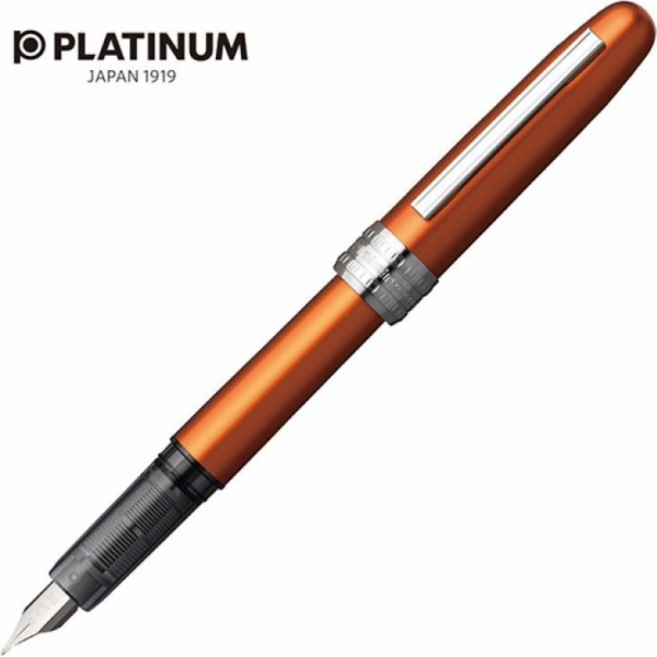 Platinum Plnicí pero Platinum Plaisir Nova Orange, F, ora...