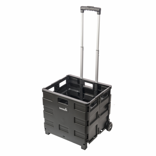 Keeeper Skládací nákupní vozík Olli 45l Black