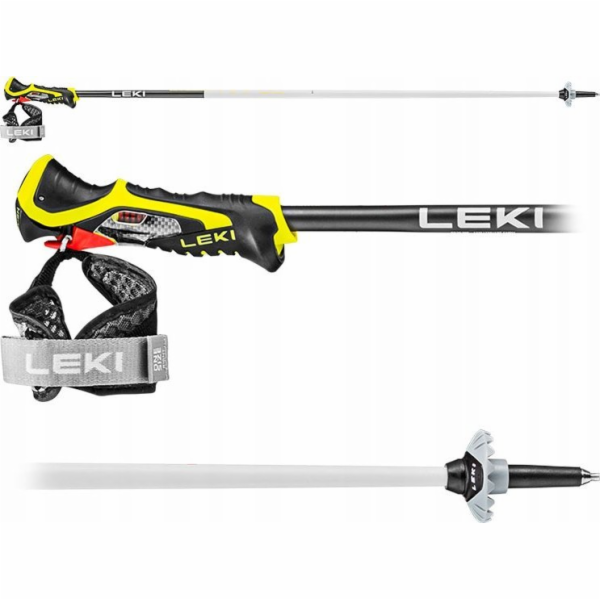 Leki LEKI KIJE 3D AIRFOIL bílá/žlutá 130