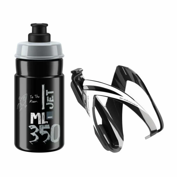 ELITE KIT CEO 24´ košík černý lesklý + láhev  JET černá/š...