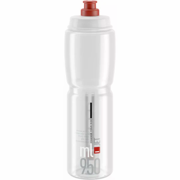 ELITE láhev JET 24  čirá/červené logo, 950 ml
