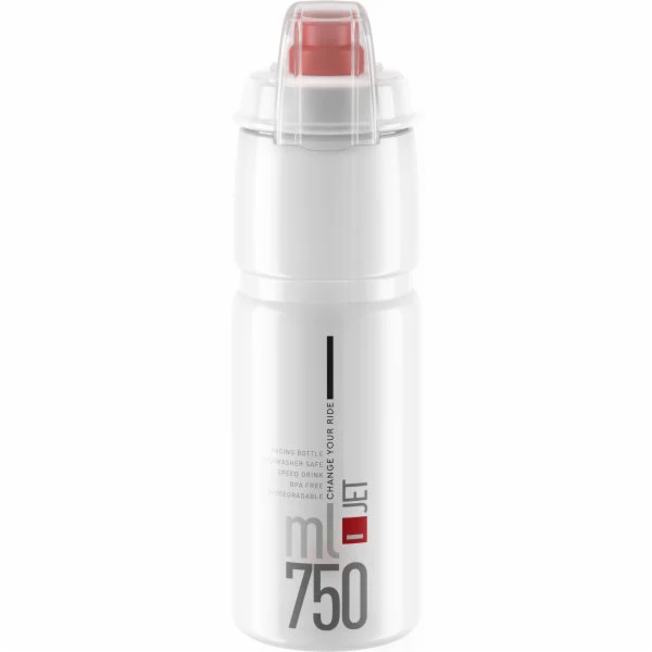 ELITE láhev JET PLUS 24   čirá/červené logo, 750 ml