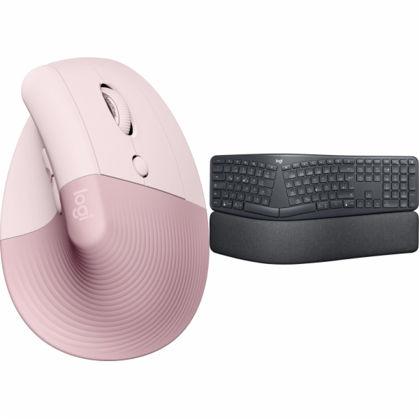 Logitech Myš Lift Rose (910-006478) + Ergo K860 (920-010108)