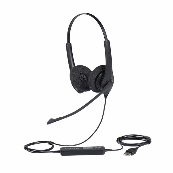 Jabra BIZ 1500/Stereo/USB/Drát/Černá