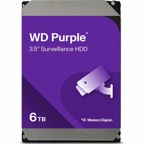 HDD Western Digital PURPLE pro kamerové systémy - 6TB