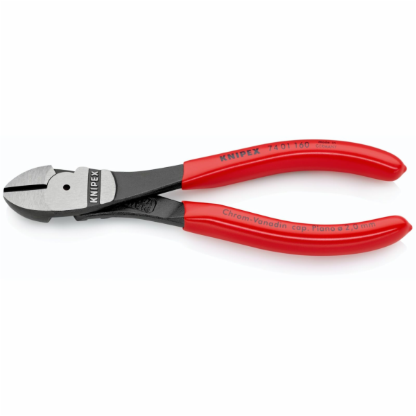KNIPEX Kraft-Seitenschneider 160 mm, Kunststoff überzogen
