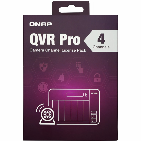 QNAP LIC-SW-QVRPRO-4CH-EI - QVR Pro licence pro 4 další k...