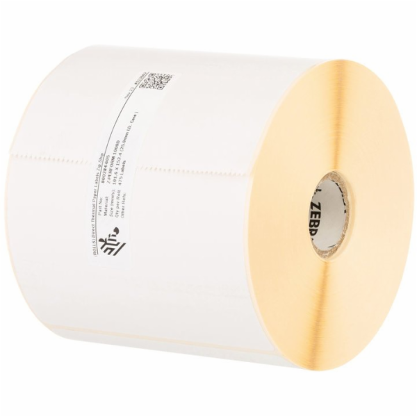 Zebra Label, Paper, 102x152mm; Direct Thermal, Z-Perform ...