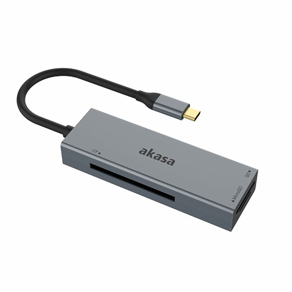 AKASA čtečka karet AK-CR-09BK 3-in-1 (CF, SD, microSD), e...