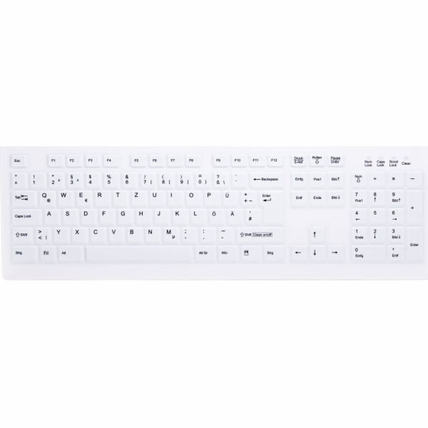 Cherry CHERRY AK-C8100F-FU1-W/GE klávesnice RF bezdrátová...