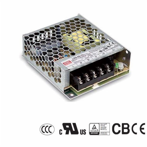 MEANWELL LRS-75-12, průmyslový napájecí spínaný zdroj uza...
