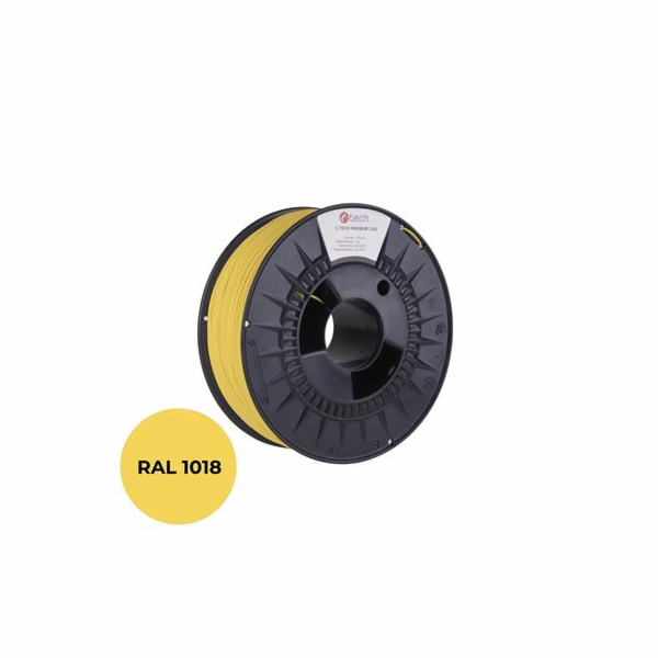 C-TECH Tisková struna (filament) PREMIUM LINE, PETG, zink...