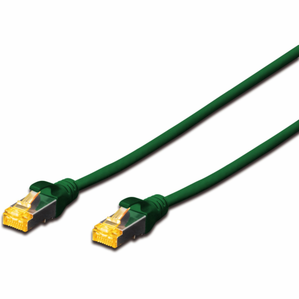 DIGITUS patch kábel Cat6A, S/FTP (PiMF), LSOH - 0,25m, ze...
