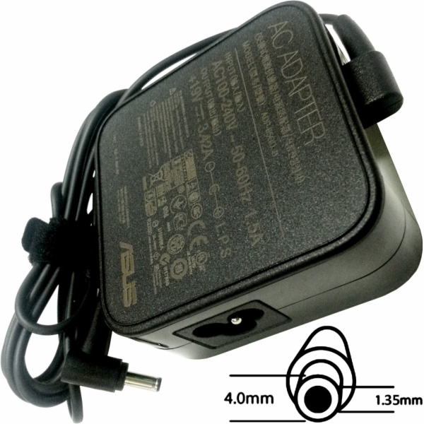Asus origi. adaptér 65W19V(W.M)BK 4PHI s EU plugem (B0A00...