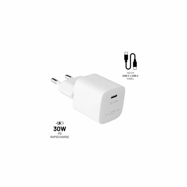 FIXED nab. USB-C/USB-C 30W,FIXC30M-CC-WH