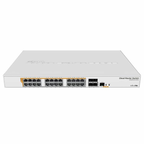 Přepínač 24xGbE 4xSFP+ CRS328-24P-4S+RM