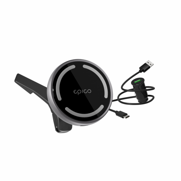Epico bezdrátová autonabíječka 15W s podporou uchycení Ma...
